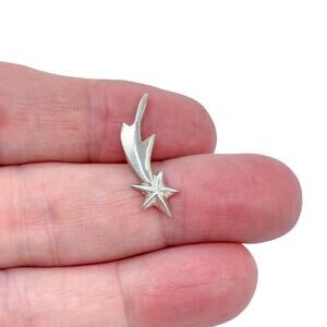 Estate Sterling Silver 925 Shooting Star Pendant